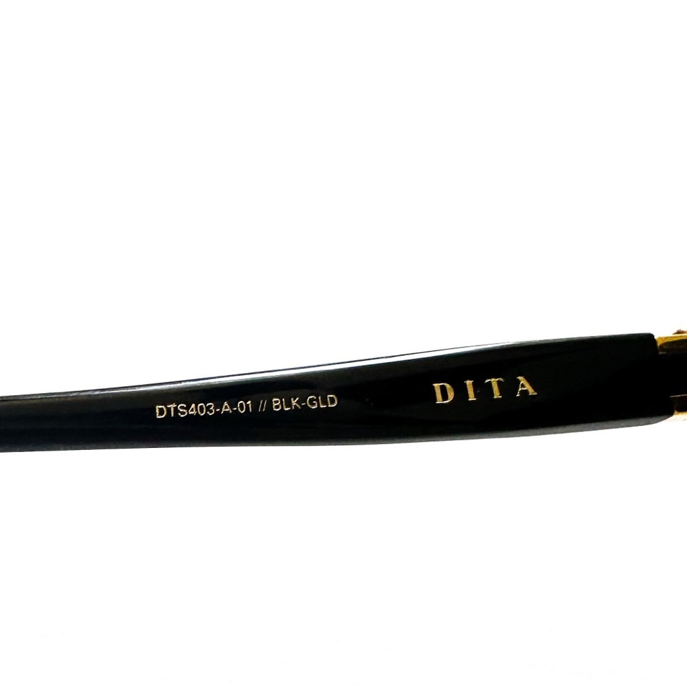 Dita LXN-EVO Luxury Eyewear Matte Black Yellow Gold Navigator Men's Sunglasses - Picture 13 of 15